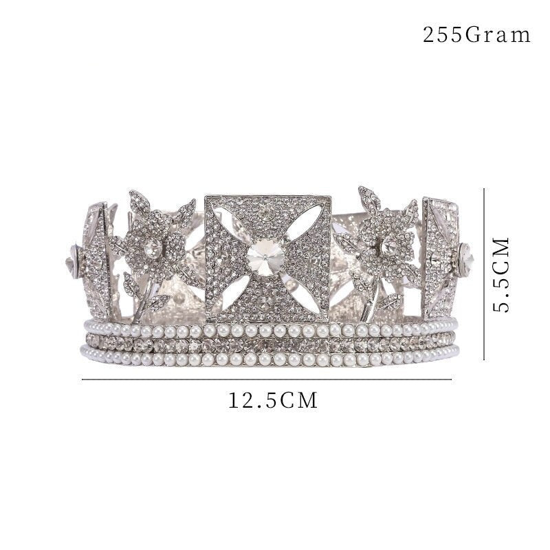 
                      
                        Luxury Crown Queen Elizabeth White Style Baroque Royal Crown
                      
                    