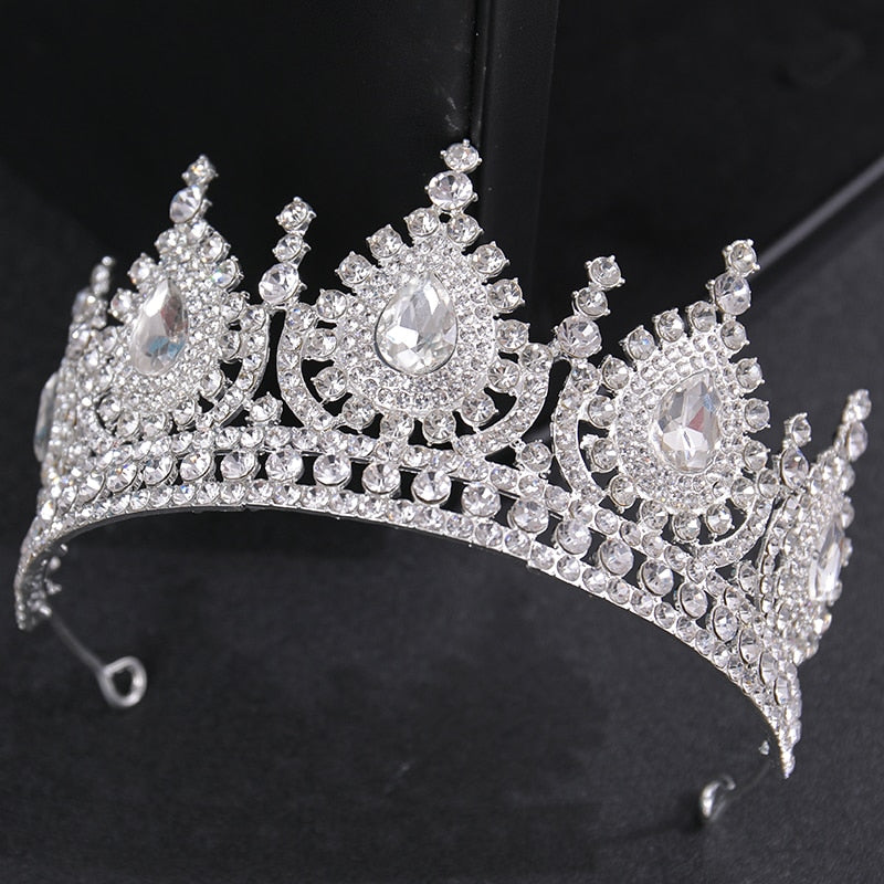 
                      
                        Green Red White Colorful Crystal Rhinestone Tiara Princess Crown
                      
                    