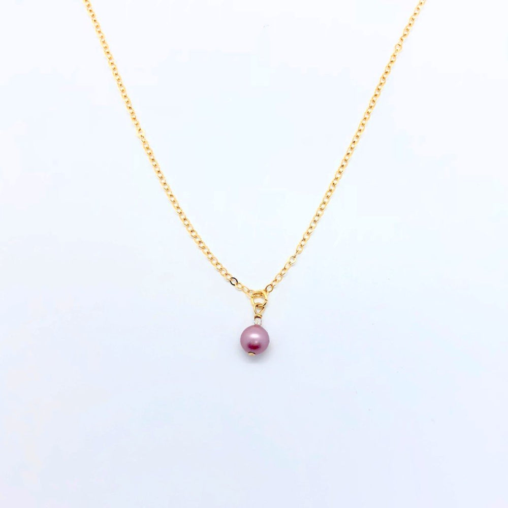 
                      
                        Powder Rose Pink Pearl Bridesmaid Necklace - TulleLux Bridal Crowns &  Accessories 
                      
                    