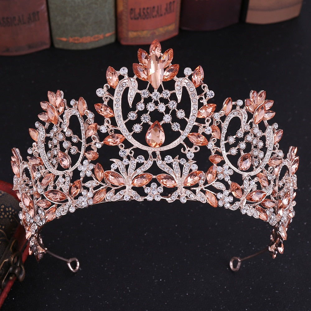 
                      
                        Vintage European Bridal Wedding Tiara  Crystal Crown Wedding Hair Accessory
                      
                    