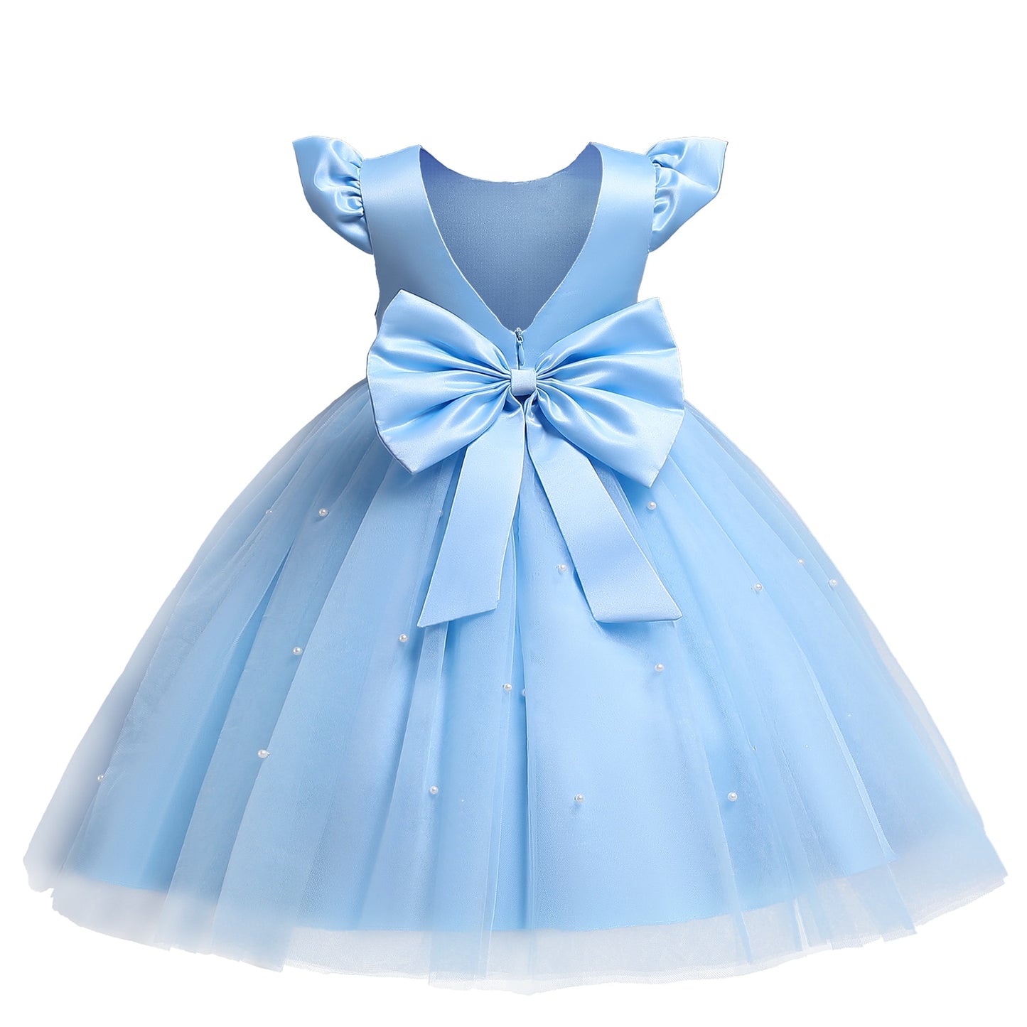 Load image into Gallery viewer, Cute Baby 1-5 Yrs Toddler Girls Embroidery Lace Party Dresses
