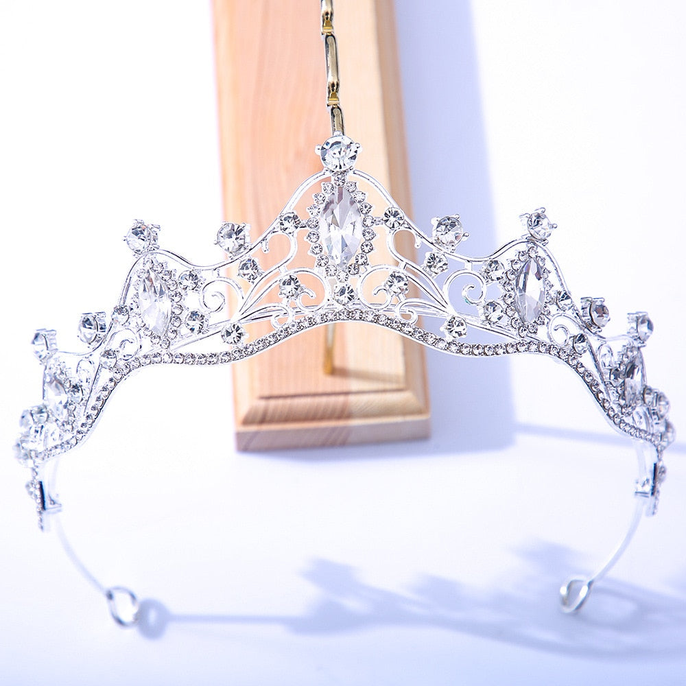 
                      
                        Colorful Crystal Tiara Crowns Princess Prom Party Pageant Hair Accessory
                      
                    