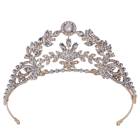 Princess Crystal Wedding Crown Tiara Vintage Style – TulleLux Bridal ...