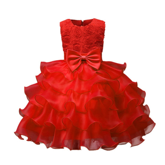 Classy Women Red Skater Dresses Cute Bowtie Sleeveless Fit and