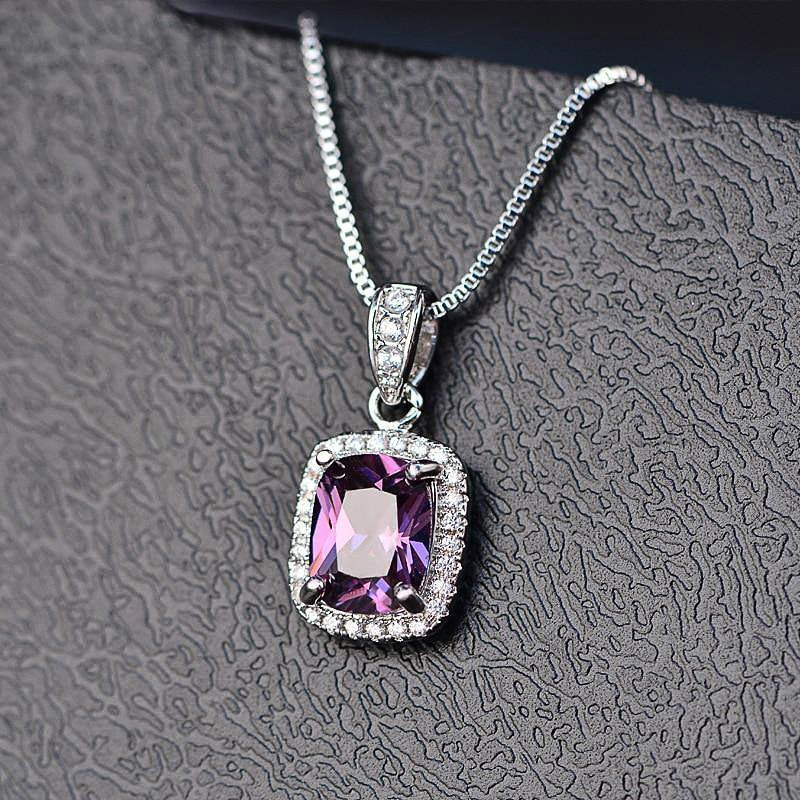 
                      
                        Geometric Cubic Zirconia Pendant Necklace Luxury Wedding Trend Jewelry
                      
                    