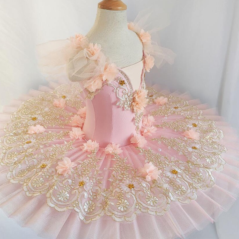 salt Putte forvridning Girls Sequined Ballerina Pancake Tutu Dress Costume Show Clothes – TulleLux  Bridal Crowns & Accessories
