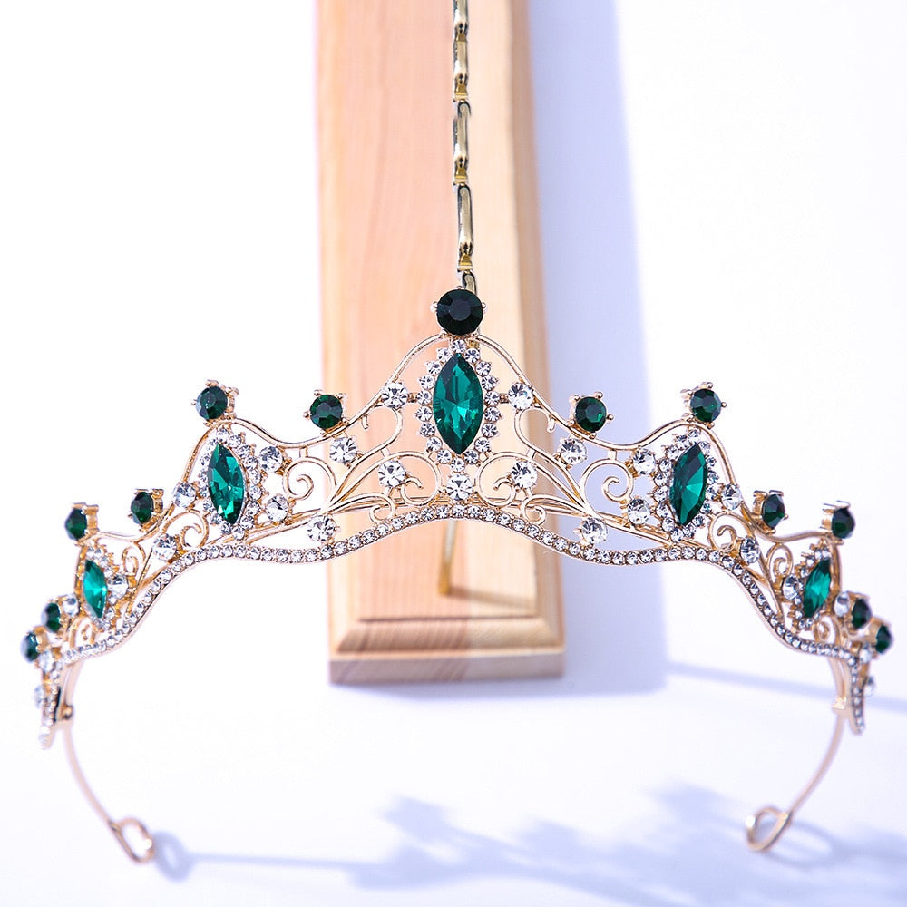 
                      
                        Colorful Crystal Tiara Crowns Princess Prom Party Pageant Hair Accessory
                      
                    