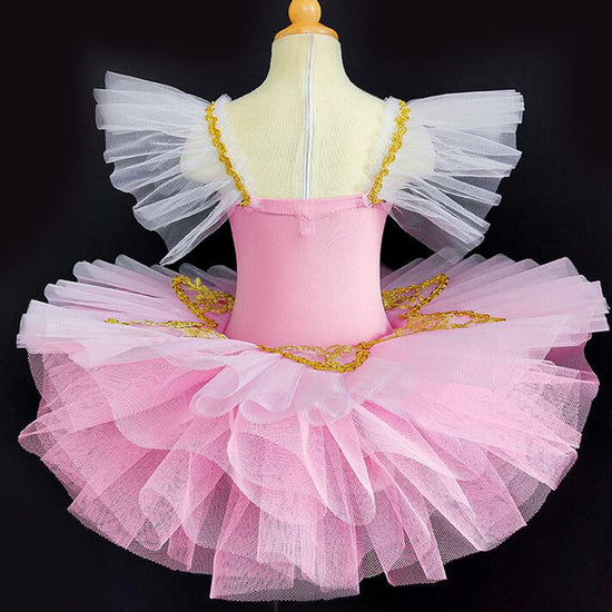 Girls Sequin Ballerina Tutu Princess Dress Dance Costume