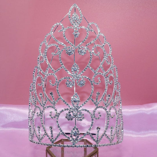 Gorgeous Clear Crystal Party Pageant Tiaras Crown Gold or Silver
