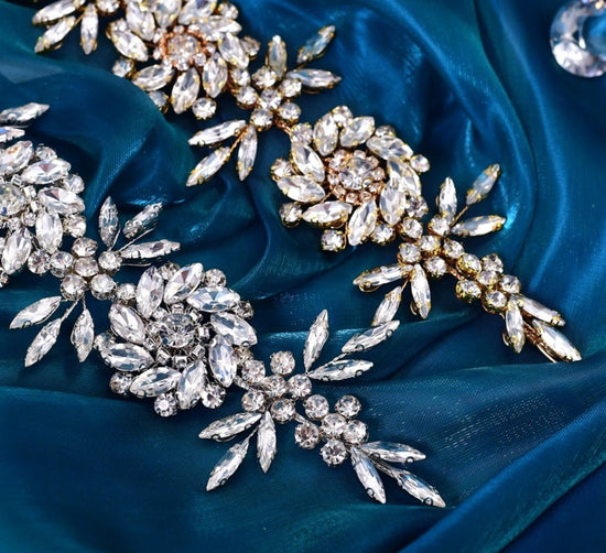 Rhinestone Crystal Bridal Forehead Crown Wedding Hair Accessory – TulleLux  Bridal Crowns & Accessories