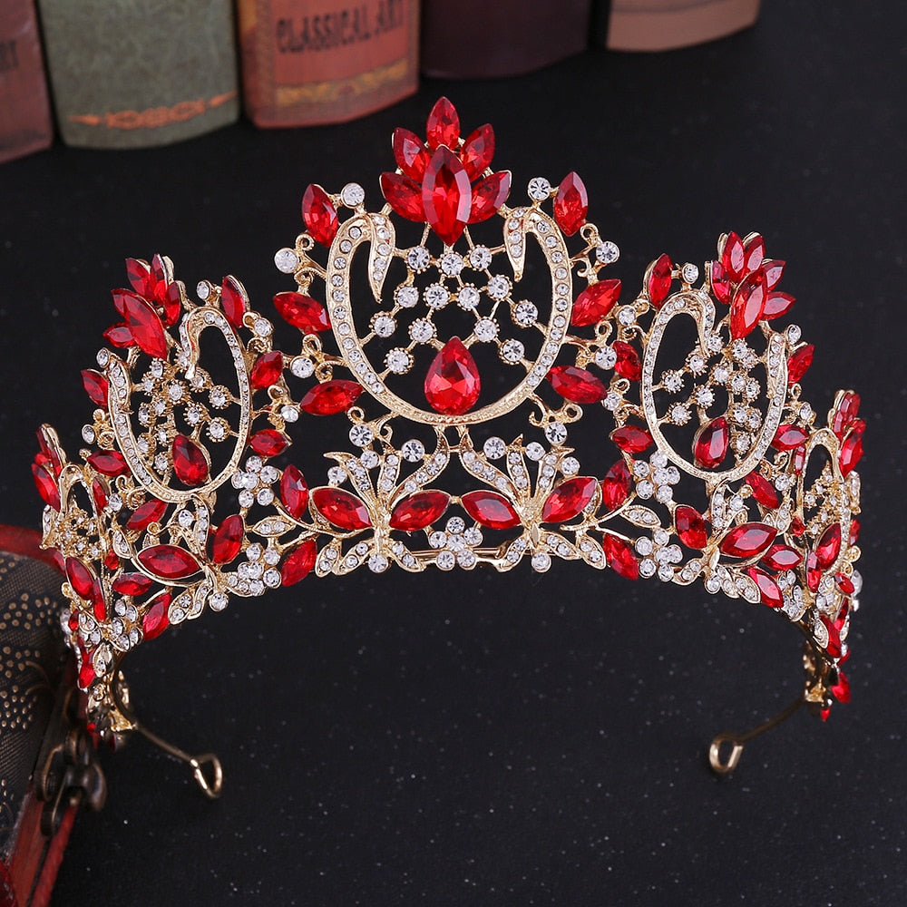 
                      
                        Vintage European Bridal Wedding Tiara  Crystal Crown Wedding Hair Accessory
                      
                    