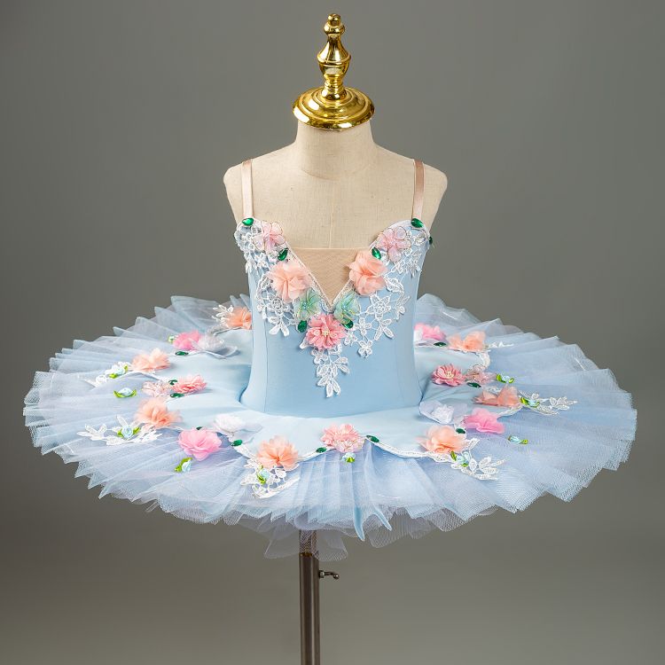 Ballet Tutu Fairy Professional Ballerina Dress For Girls Competition Clothes