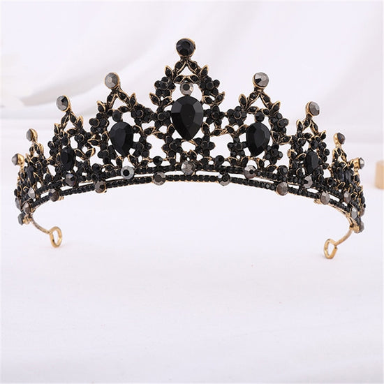 Crystal Crown for Girls Small Tiara Headdress Prom Party Hair Accessories