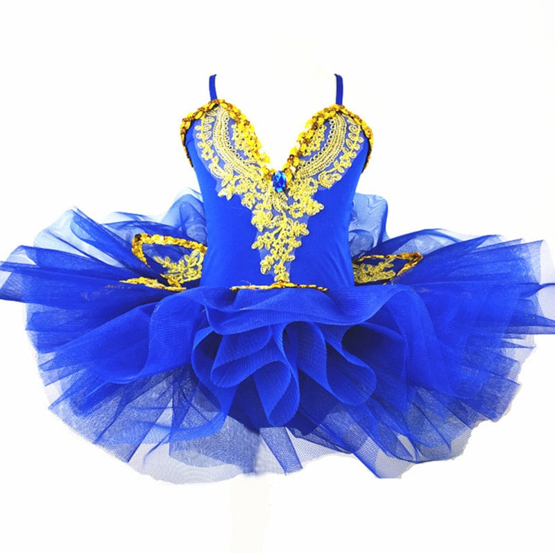 Girls Ballerina Tutu Ballet Dance Costume in Multiple Colors