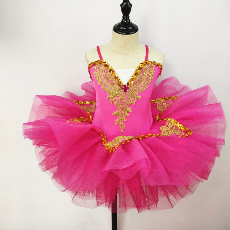 Load image into Gallery viewer, Girls Ballerina Tutu Ballet Dance Costume in Multiple Colors
