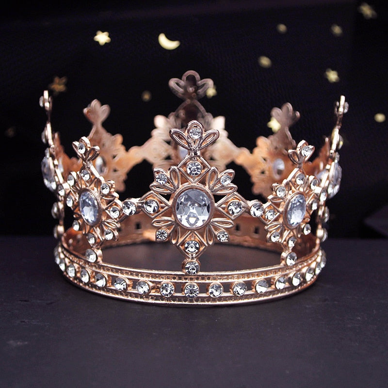 Small Crown for Girls Birthday Princess Party Jewelry Cake Decoration