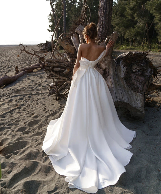 White / Powder Bow Bridal Big Bow Wedding Wedding 