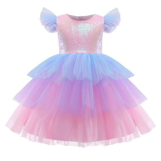 Kushal Kids Girls Pari Partrywear Gowns #Butterfly Fairy Party Wear Costume  Pari Princess Dress And Frock