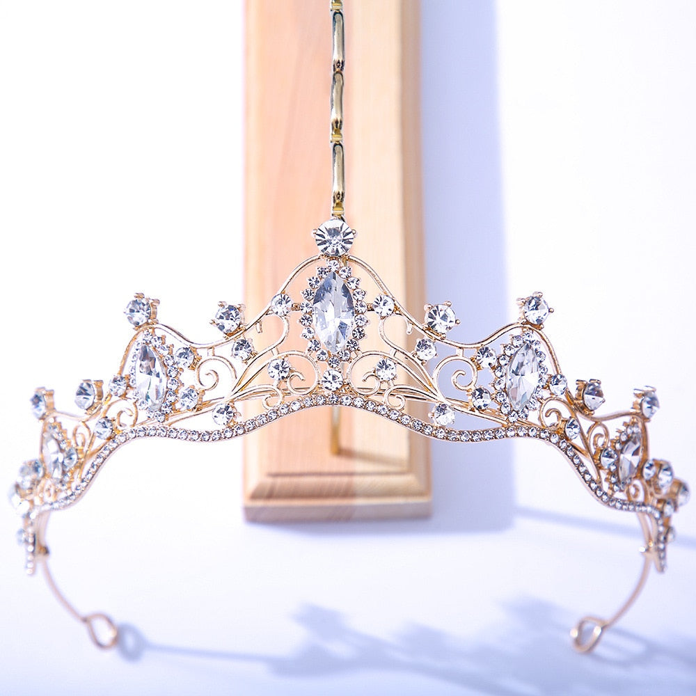 
                      
                        Colorful Crystal Tiara Crowns Princess Prom Party Pageant Hair Accessory
                      
                    