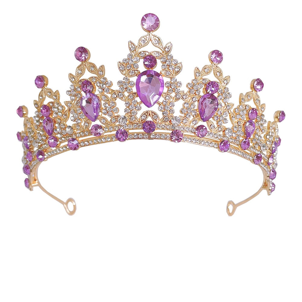 
                      
                        Colorful Tiara Crystal Princess Crown Party Hair Accessories
                      
                    