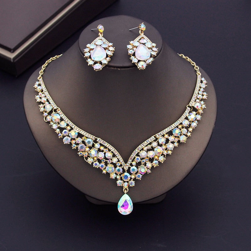 Ultimately Luxurious Necklace & newest Earrings Set