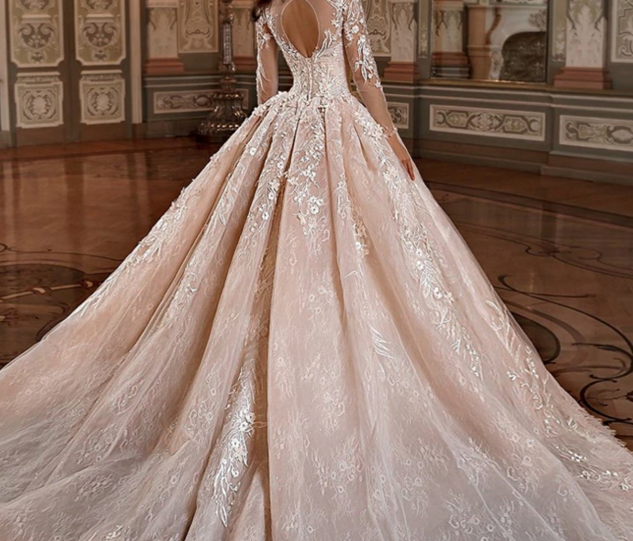 Full A-line 3 Hoop Floor-Length Bridal Dress Gown Slip Petticoat Off-White/1003-3  – Fabrichittite