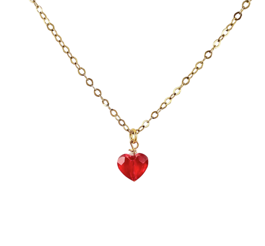 
                      
                        Tulle Lux Girls Inc. Crystal Heart Necklace - TulleLux Bridal Crowns &  Accessories 
                      
                    