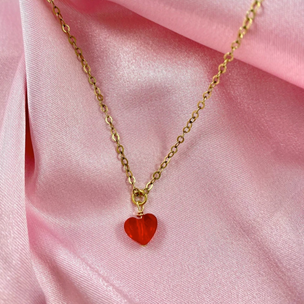 
                      
                        Tulle Lux Girls Inc. Crystal Heart Necklace - TulleLux Bridal Crowns &  Accessories 
                      
                    
