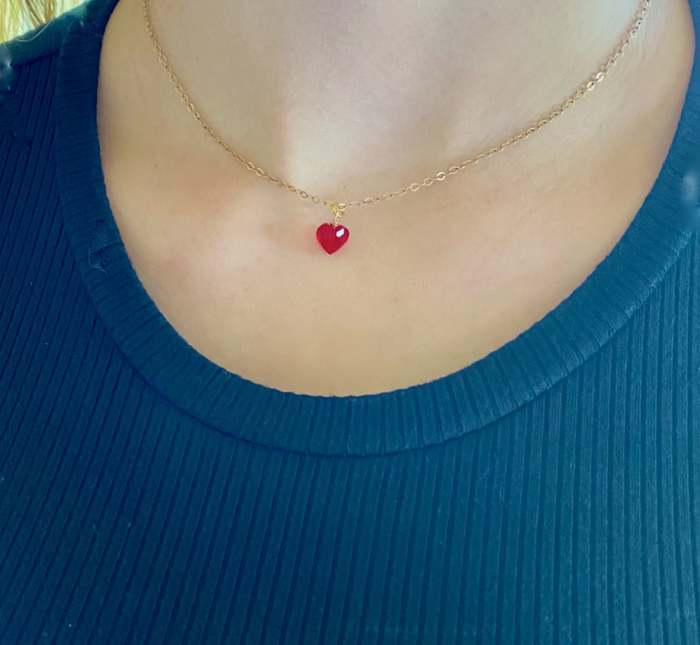 
                      
                        Tulle Lux Girls Inc. Crystal Heart Necklace - TulleLux Bridal Crowns &  Accessories 
                      
                    