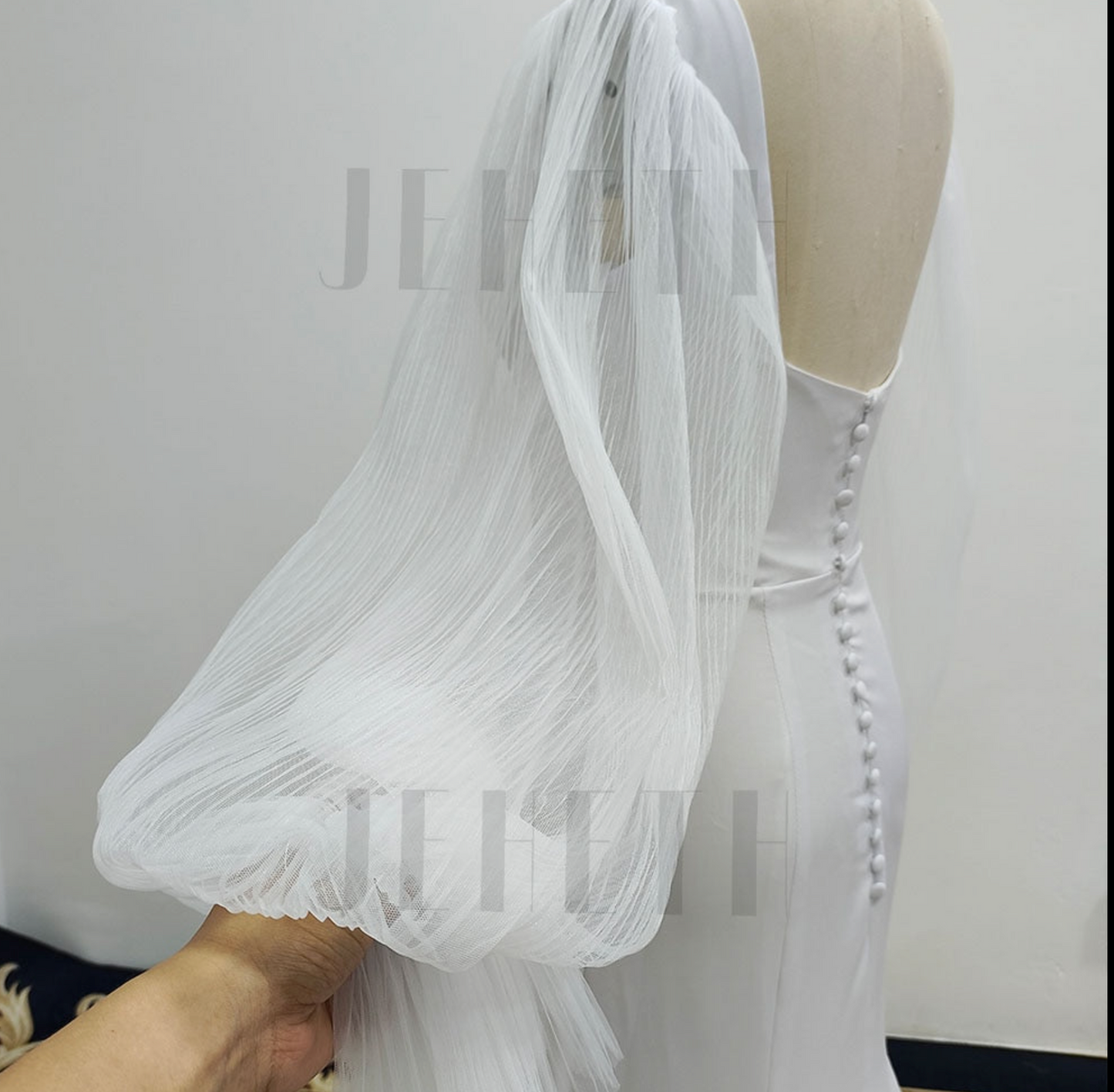 High Quality Ivory Soft Wedding Bridal Veil 2 Tier Cathedral Satin Edge  136 UK