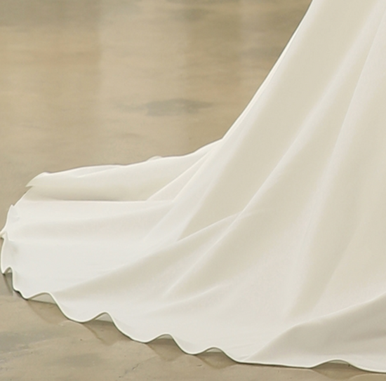 Long Sleeve Lace A-line Boho Wedding Dress