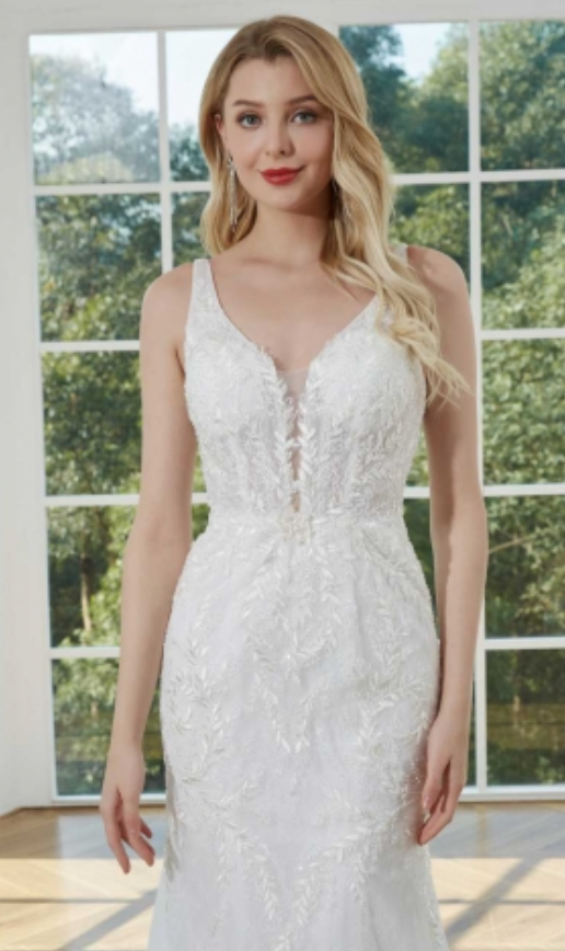 
                      
                        Tulle Lace Mermaid Bridal Gown
                      
                    