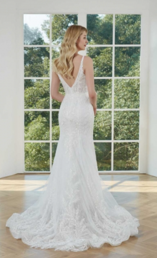 Tulle Lace Mermaid Bridal Gown