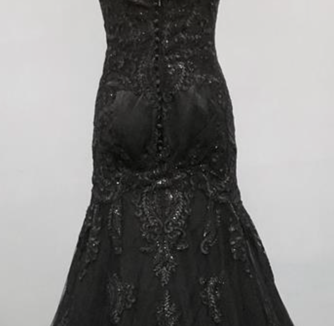 
                      
                        Vintage Black Lace Mermaid Wedding Sleeveless Bridal Gown
                      
                    