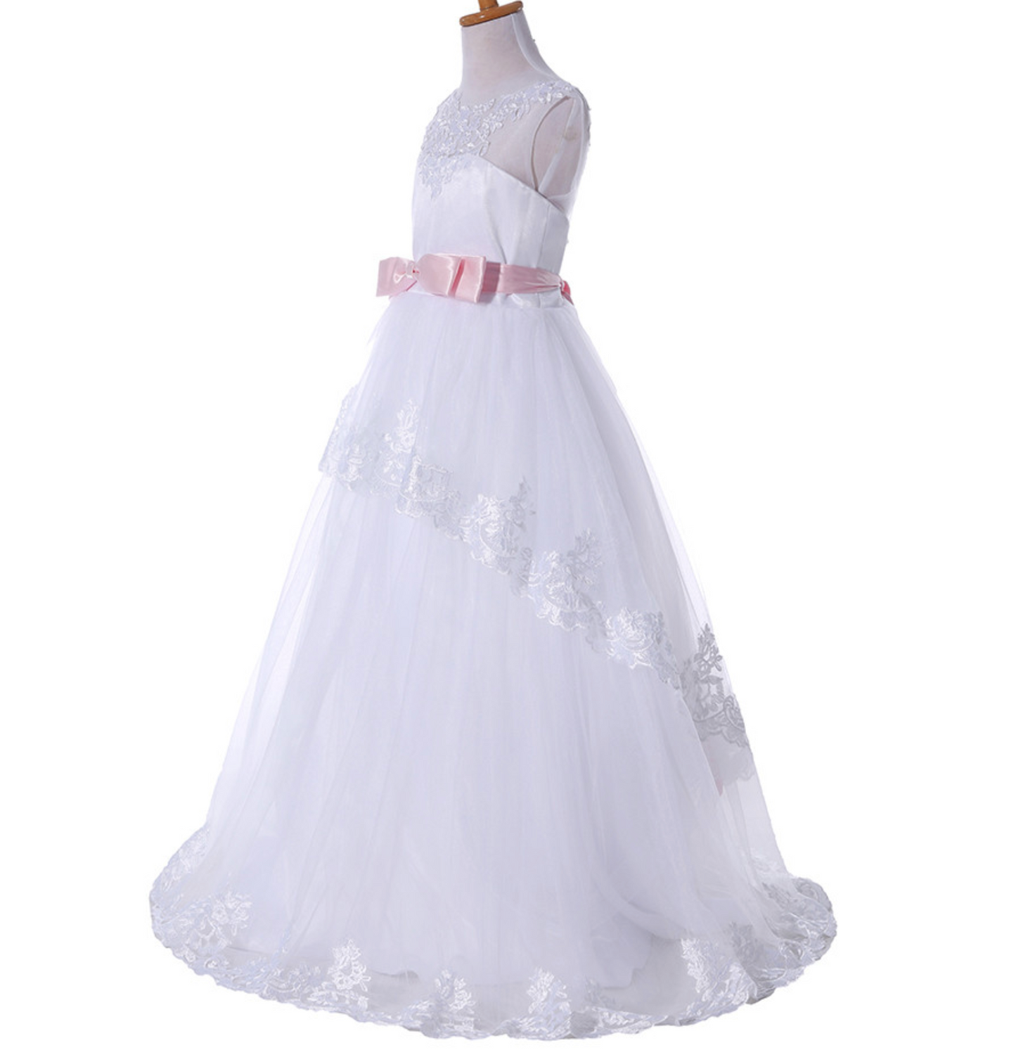 Princess Flower Girl Dress Wedding Birthday Party Dresses For Girls - TulleLux Bridal Crowns &  Accessories 