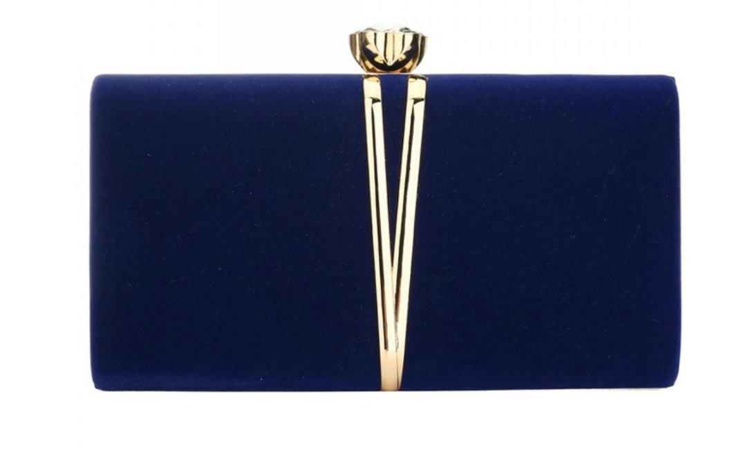 Luxurious Black Evening Clutch Bag Comes in 4 Elegant Colors - TulleLux Bridal Crowns &  Accessories 