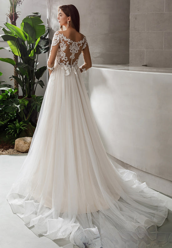 Plus Size 3/4 Sleeves Short Wedding Dresses Crystal Belt Tea Length Bridal  Gowns | eBay