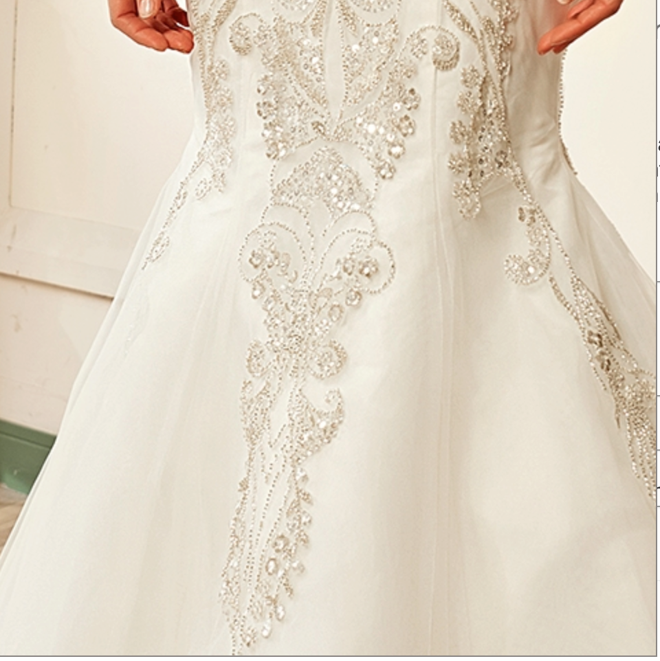 
                      
                        Mermaid Embroidered Heavy Beaded Wedding Dress
                      
                    