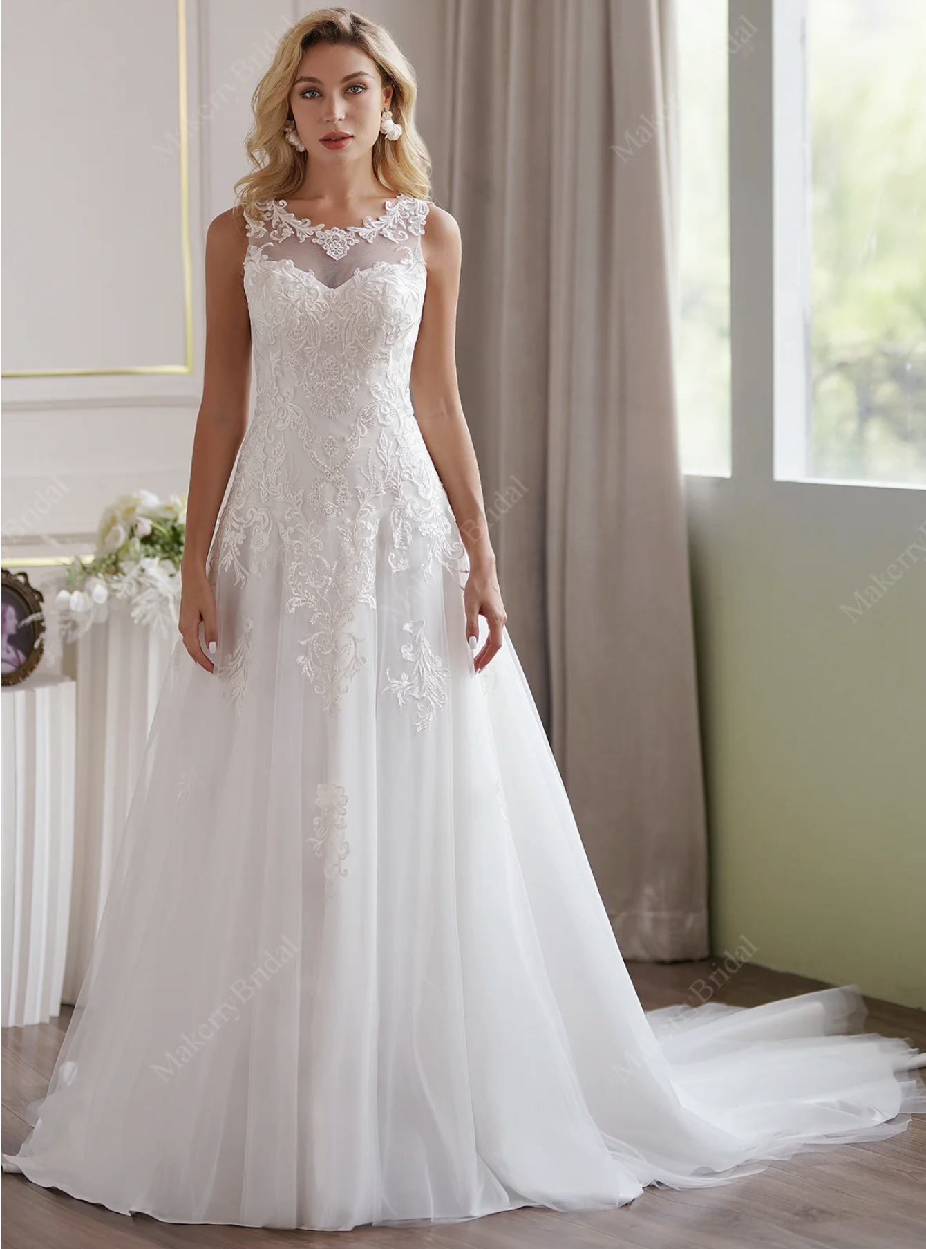 Platinum color wedding dresses best sale