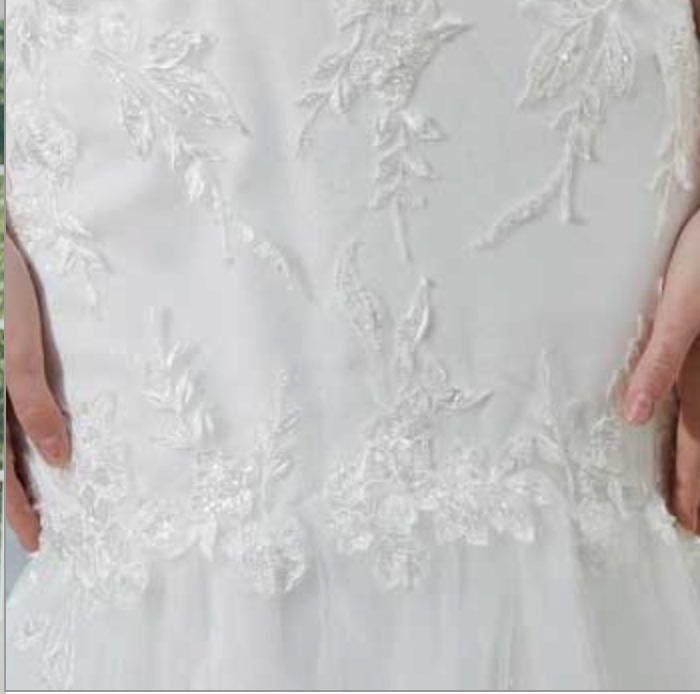
                      
                        Tulle Lace Trumpet Bridal Gown with Button Back
                      
                    