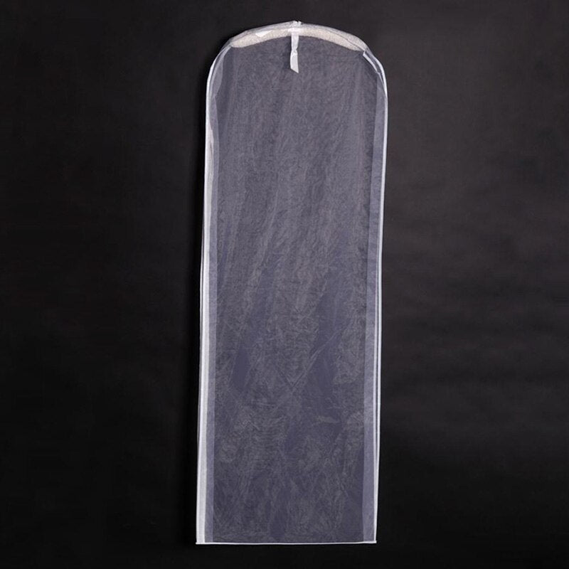Wedding Dress Cover Bag Bridal Gown Dust Cover Protector Garment Storage