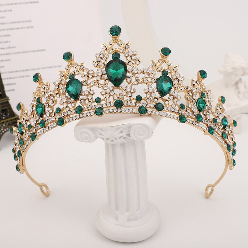 
                      
                        Crystal Crown for Girls Small Tiara Headdress Prom Party Hair Accessories
                      
                    