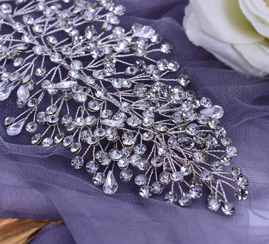 Rhinestone Bridal Headband Tiara Wedding Hair Accessory Headpiece