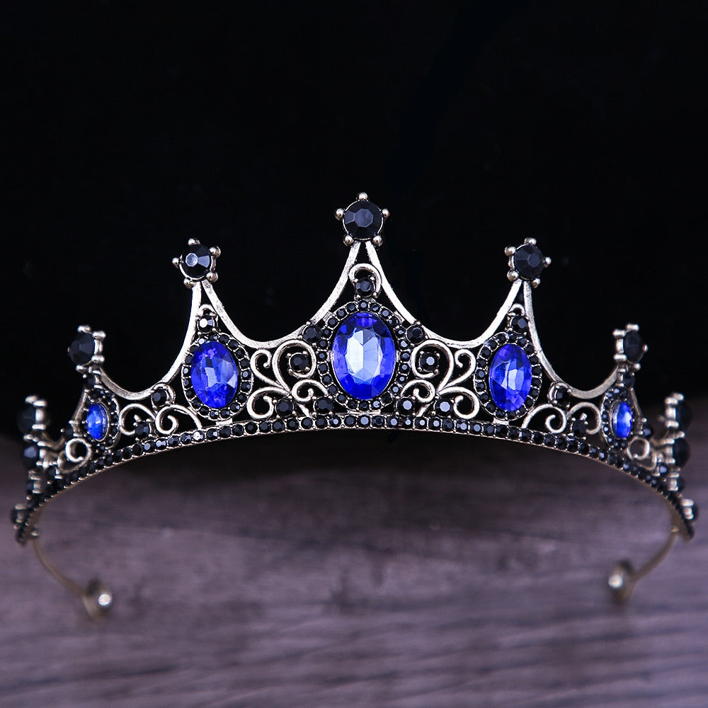 
                      
                        Vintage Gothic Crystal Crown Tiara Hair Accessories in Many Colors
                      
                    