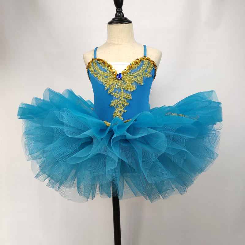 Load image into Gallery viewer, Girls Ballerina Tutu Ballet Dance Costume in Multiple Colors
