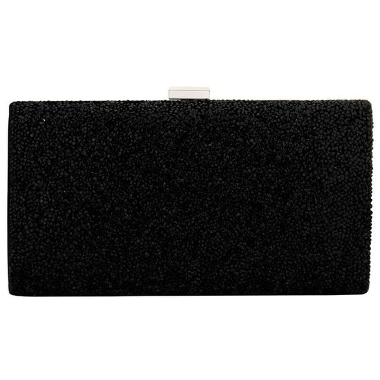 Black Square Clutch Bag Women's Evening Purses for Party Ball