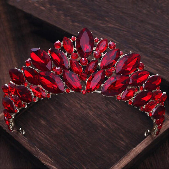 Luxury Princess Crystal Tiara Crown in 8 Colors – TulleLux Bridal ...