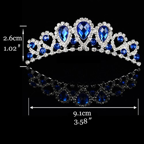 
                      
                        Princess Tiara For Women & Girls  Prom Bridal Birthday Hair Jewelry Accessories - TulleLux Bridal Crowns &  Accessories 
                      
                    