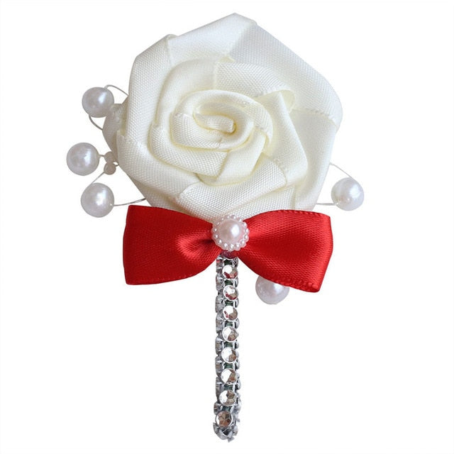 Neon Pink Luxurious Flower Lapel Pin, In stock!