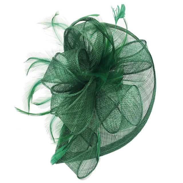 Kentucky Derby Side Head Fascinator Hats in 12 Colors - TulleLux Bridal Crowns &  Accessories 